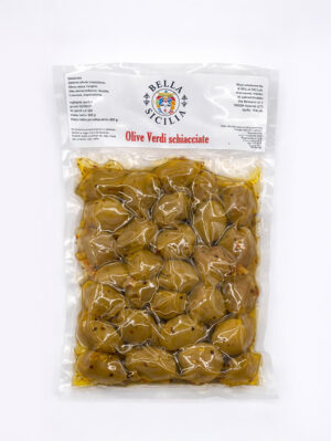 Smashed Green Olives