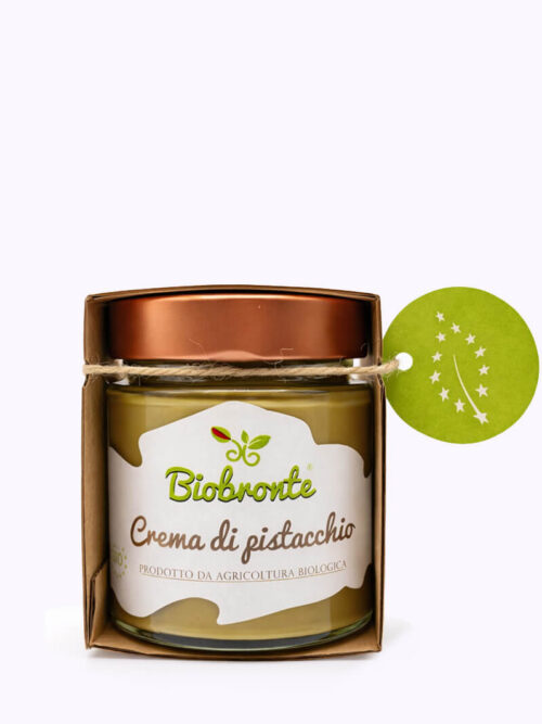 Krem z zielonych pistacji BIO z Bronte DOP